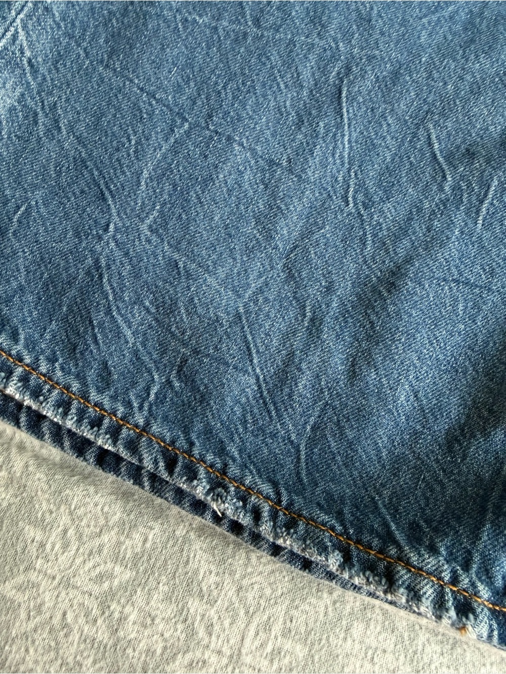 RAG & BONE Logan Mid-Rise Wide Leg Jeans Women’s 33 Featherweight Blue Baggy - Picture 15 of 16